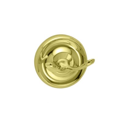 Orca Hardware Double Robe Hook, SB Satin Brass Finish 4854-SB